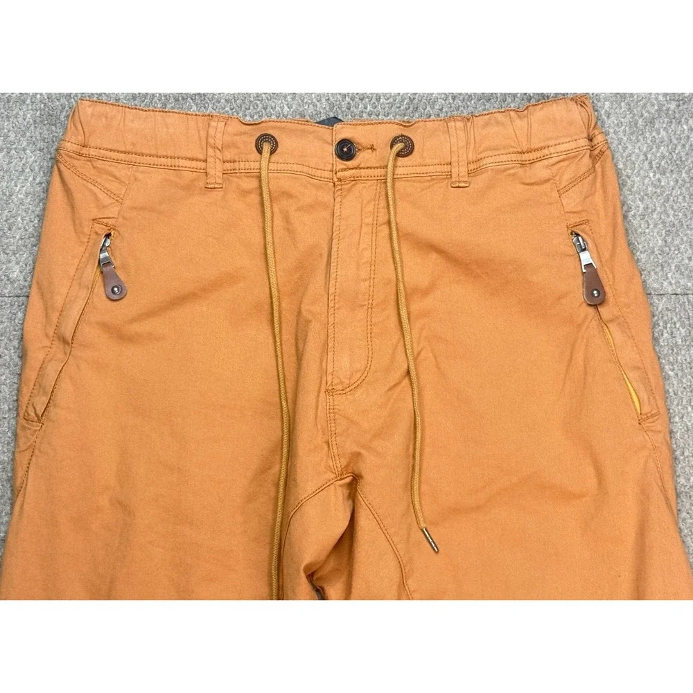 Level‎ 7 Men's Drawstring Waist Zipper Pocket Jogger Pants Size 38